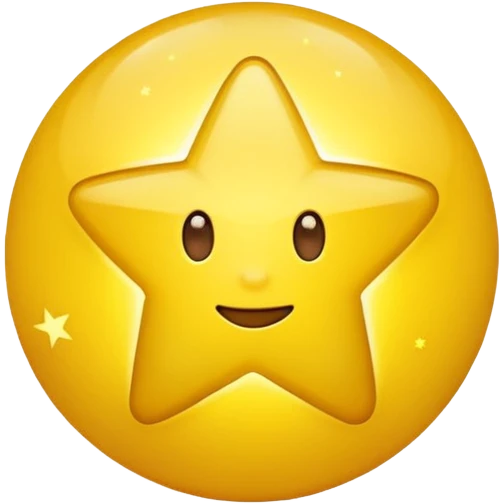 glowing star emoji