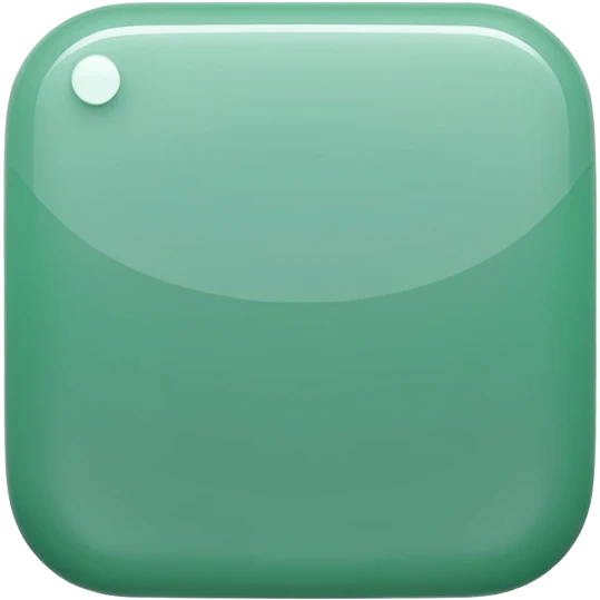 Blank Jade style rounded square icon button emoji