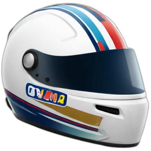 Martini racing casque emoji