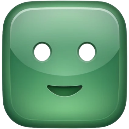 Blank Jade style rounded square button emoji