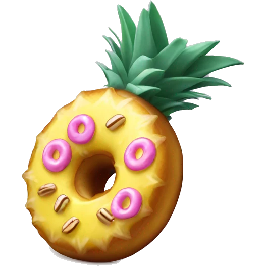 Pineapple donut  emoji