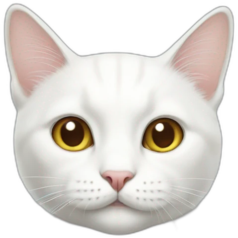 White-cat emoji