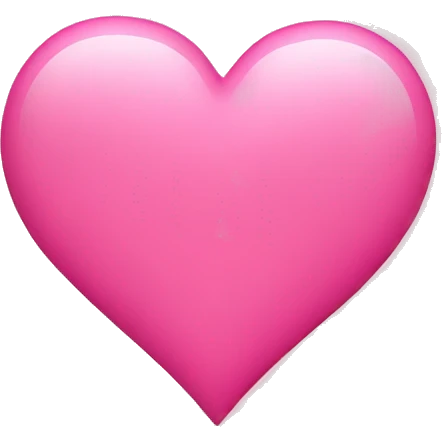pink heart emoji
