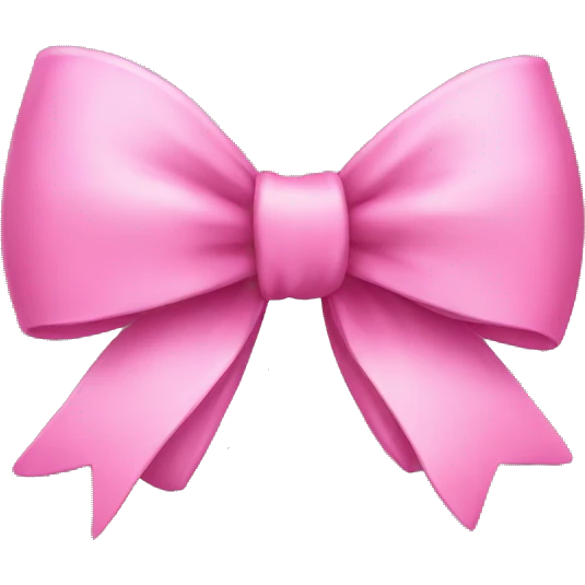 Pink bow  emoji