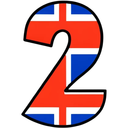 question mark with Norwegian flag inside emoji