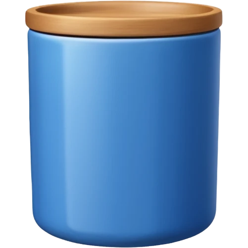 Blue container emoji