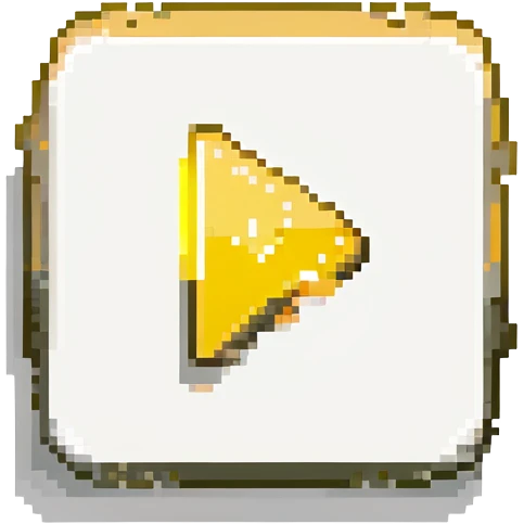 Graphic: 🎥 Play button icon (white) with yellow glow.
Animation: Play button pulses softly.
Background: Transparent.


 emoji