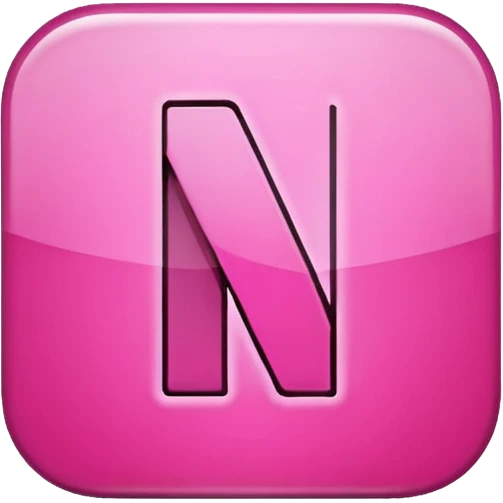 Pink Netflix symbol emoji