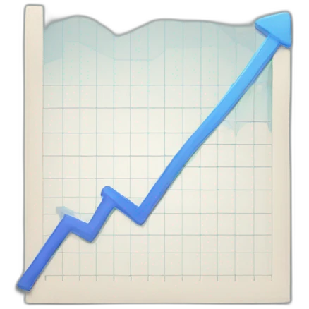 graph increasing emoji
