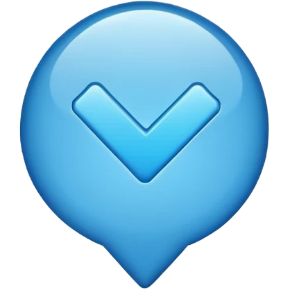 Quiero un logo de verificación parecido al de tiktok emoji