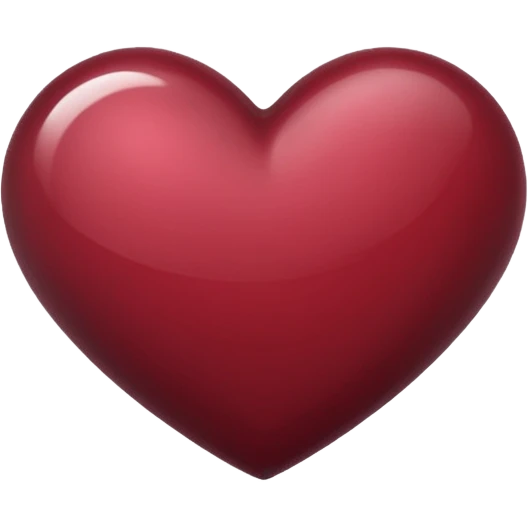 Maroon heart emoji