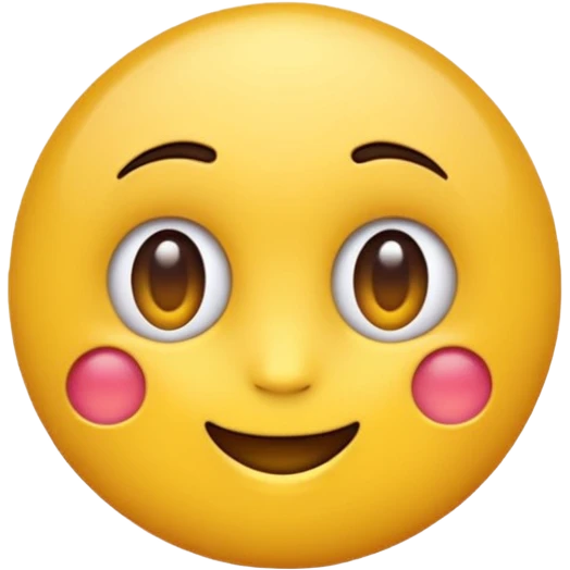 Emoji rond et jaune qui regarde à gauche emoji