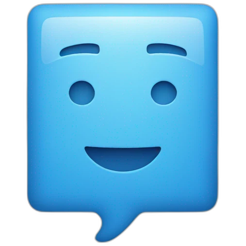 blue square with "IN" in white font emoji