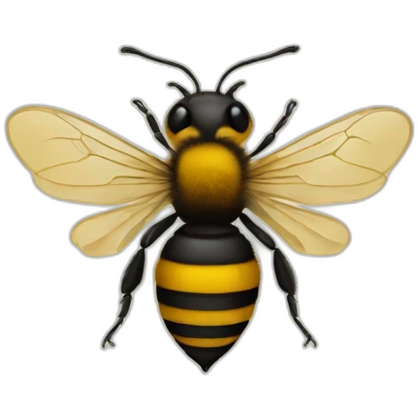 Tattoed  bee emoji