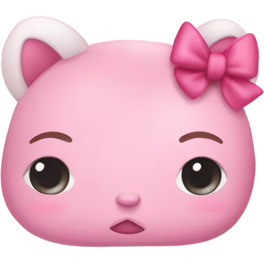Pink girly cute  emoji