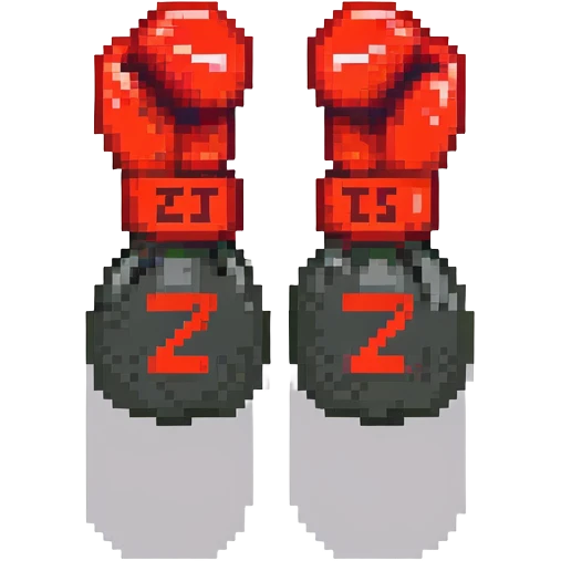 красные боксерские перчатки с надписью "23", no background emoji