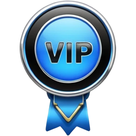 verified vip blue black badge emoji