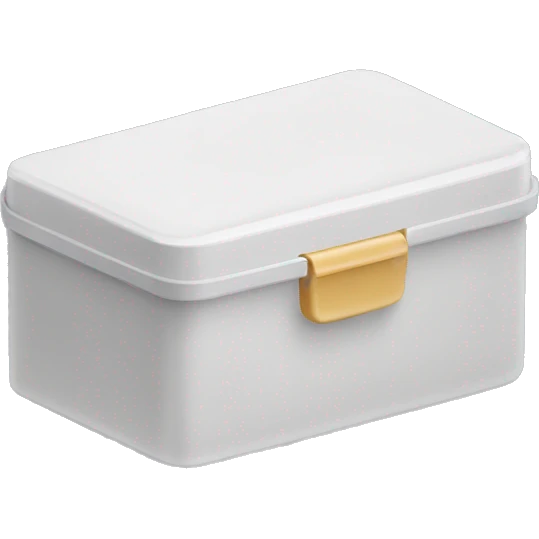 small storage case for contact lenses emoji