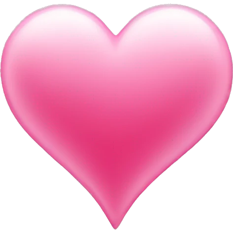 Pink heart  emoji