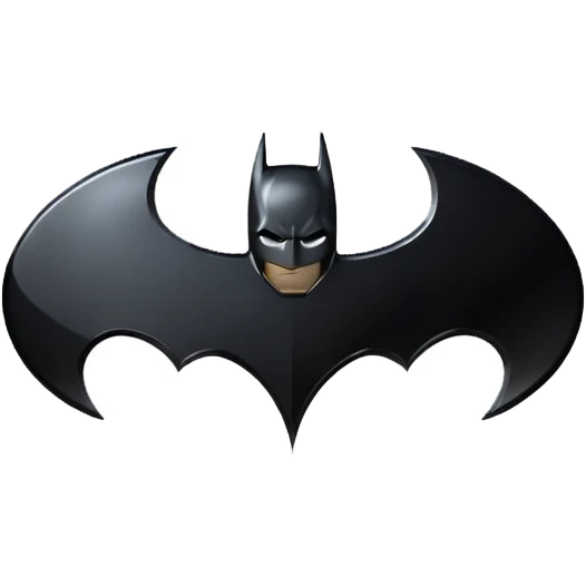 Batman logo emoji