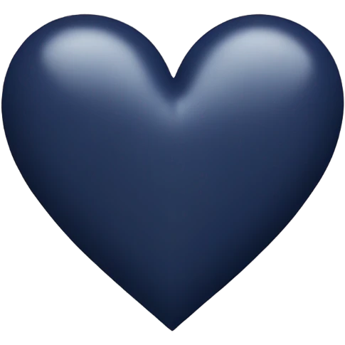Navy heart emoji