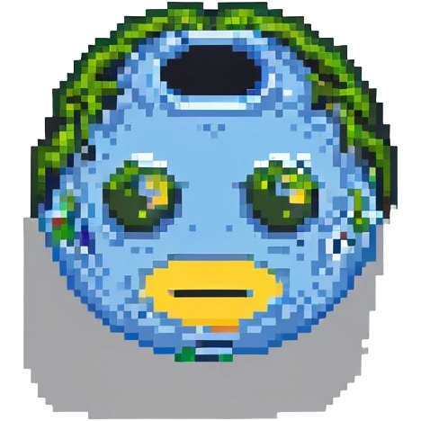 graffiti emoji, green color emoji