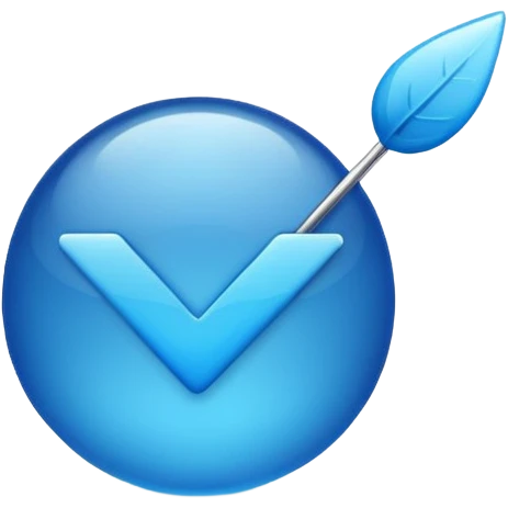 Синия галочка emoji