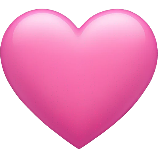 Pink heart emoji