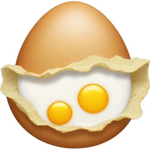 Egg sunny side up  emoji