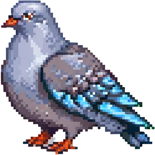 cartoon pigeon emoji