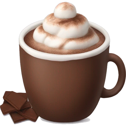 hot chocolate  emoji