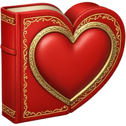 heart-shaped book emoji