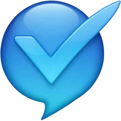 Insta blue tick emoji