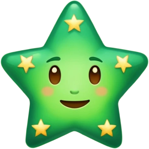 estrelas verdes emoji