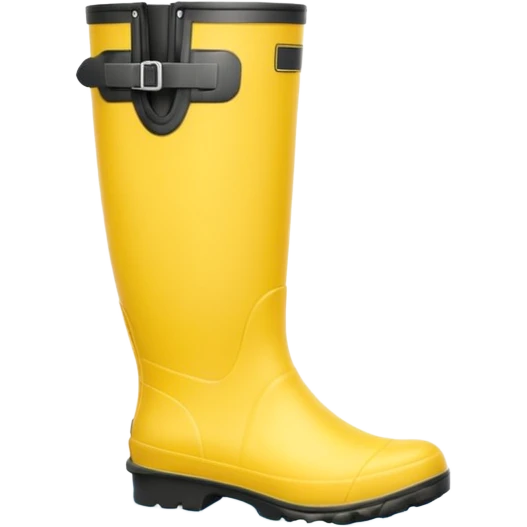 yellow rubber boots emoji