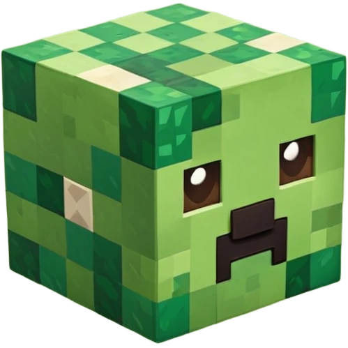 Blok trawy Minecraft emoji