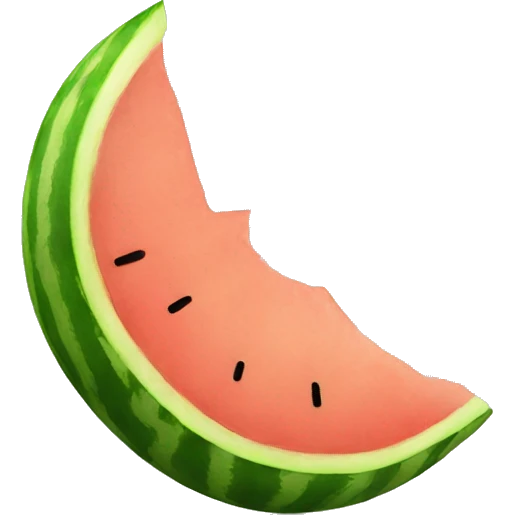 Sun with watermelon  emoji