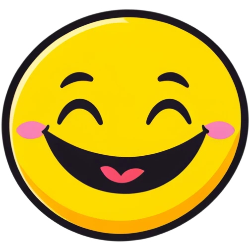 Naughty smiley emoji