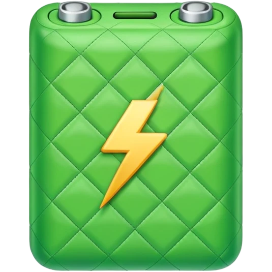 quilted battery icon emoji