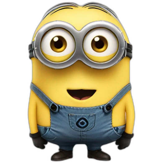 minion sticking out his tongue emoji