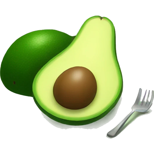 avocado eating avocado emoji