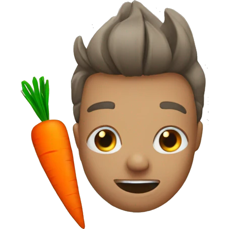 Bobre with carrot emoji