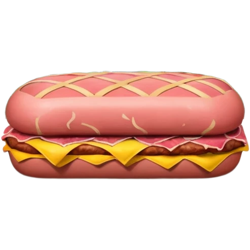 paris art city SPAM meat jeff koons style sculpture arty landscape  emoji