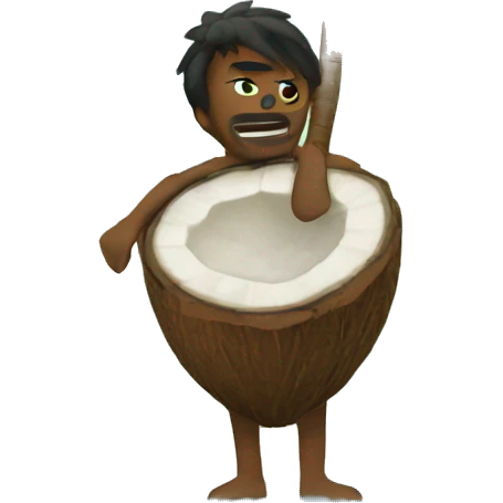 coconut rain emoji