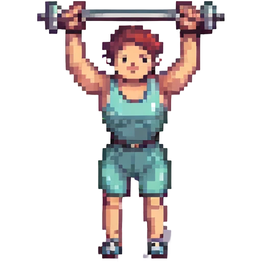 a person lifting weights emoji