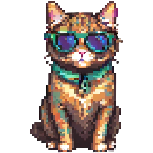 Cat wearing sunglasses emoji
