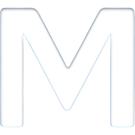 LETTER  " MA " IN SQUARE SHAPE BLUE BACKGROUND emoji