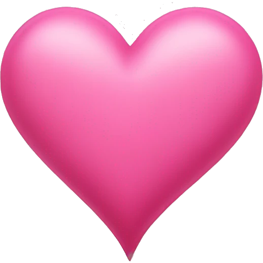 Pink Heart emoji
