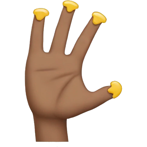Finger clap nails emoji