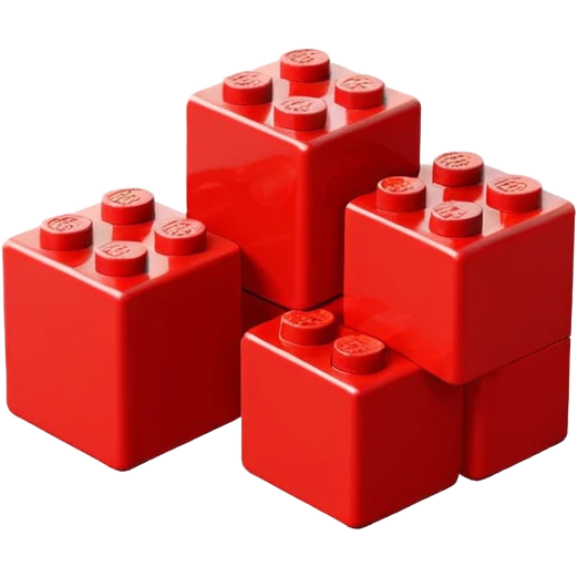 3 x lego blocks emoji